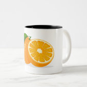 Levendige Oranje Mok - Ideaal voor warme Drinken (Voorkant rechts)