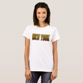 Levendige Oranje NEW YORK Custom T-shirt (Voorkant volledig)