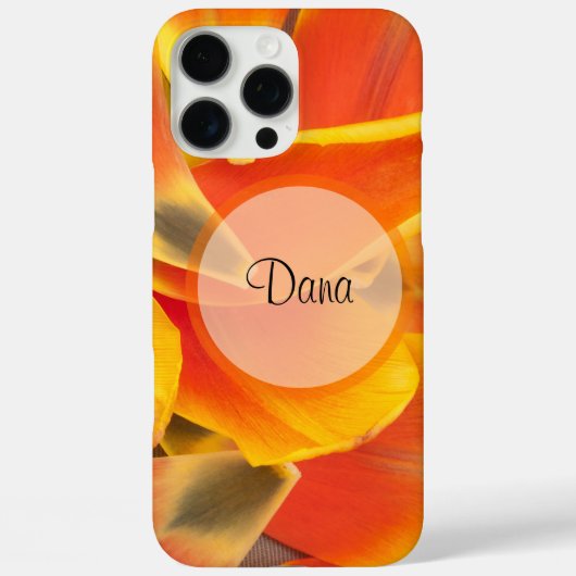 Levendige Oranje Tulp foto Case-Mate iPhone Case (Achterkant)