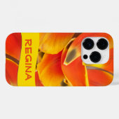 Levendige Oranje Tulp-foto's, aangepast Case-Mate iPhone Case (Achterkant (horizontaal))