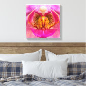 Levendige Orchidee Canvas Afdruk (Insitu (Slaapkamer))