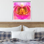 Levendige Orchidee Canvas Afdruk (Insitu (Slaapkamer))