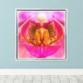 Levendige Orchidee Canvas Afdruk (Insitu (Houten vloer))