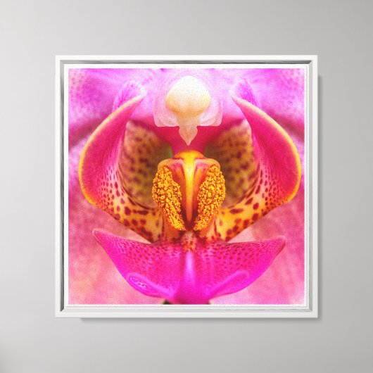 Levendige Orchidee Canvas Afdruk (Voorkant)