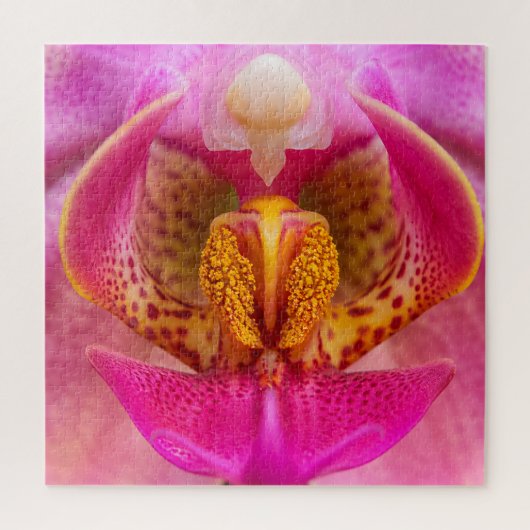Levendige Orchidee Legpuzzel (Verticaal)