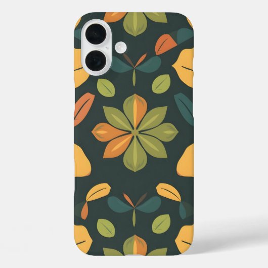 Levendige Organische Digitale Print iPhone16 Hoesj Case-Mate iPhone Case (Achterkant)