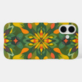 Levendige organische iPhone16 Hoesje - Naadloze di (Achterkant (horizontaal))