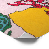 levendige organische psychedelische surrealisme poster (Hoek)