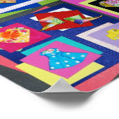 Levendige origami Art Originele Poster van 20 x 30 (Hoek)