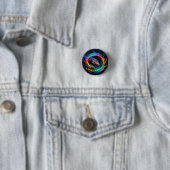 Levendige Ouroboros Draak Kunst Symbool Ronde Button 3,2 Cm (In situ)