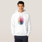 Levendige Overlap V01 Hoodie (Voorkant volledig)