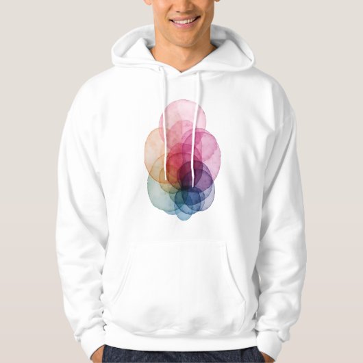 Levendige Overlap V01 Hoodie (Voorkant)