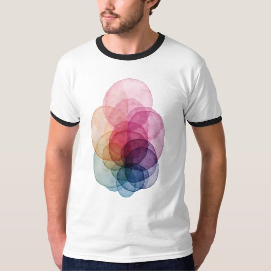 Levendige Overlap V01 T-shirt (Voorkant)