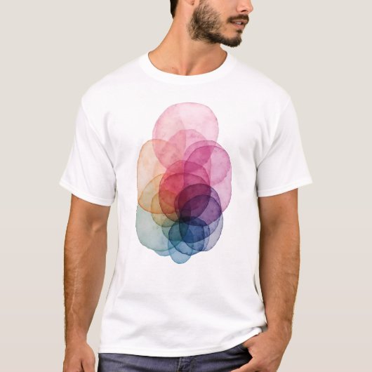 Levendige Overlap V01 T-shirt (Voorkant)