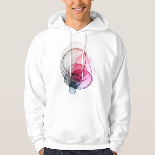 Levendige Overlap V02 Hoodie (Voorkant)