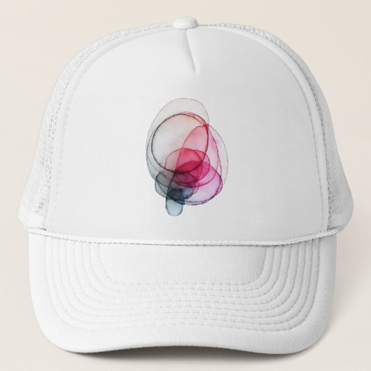Levendige Overlap V02 Trucker Pet (Voorkant)
