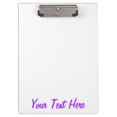 Levendige Paarse accentkleur Klembord (Voorkant)