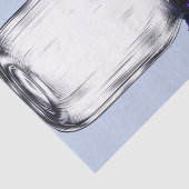 Levendige Paarse Blauwe Roze Hortensia Bloemen Tissuepapier (Detail)