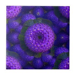 Levendige Paarse gespikkelde Natuur Tegel Tegeltje