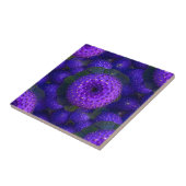 Levendige Paarse gespikkelde Natuur Tegel Tegeltje (Zijkant)