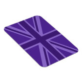 Levendige paarse kleur Union Jack Magneet (Rechterzijde)