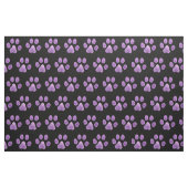 Levendige paarse pootafdruk stof per meter (Fat Quarter)
