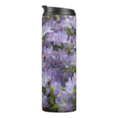 Levendige Paarse Rhododendrons Floral Thermosbeker (Geroteerd rechts)