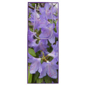 Levendige Paarse Rhododendrons Floral Wijn Cadeautas (Voorkant)