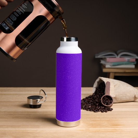 Levendige Paarse ruis textuur waterfles (Koffie)
