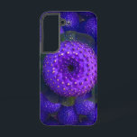 Levendige Paarse spikkelpatroon telefoonhoes Samsung Galaxy Hoesje<br><div class="desc">Wikkel je telefoon in een levendige, unieke stijl! Deze Zazzle Tough Phone Case is voorzien van een prachtige close-up illustratie van een dicht, abstract natuurlijk patroon. Diepe paarse, afgeronde vormen met kenmerkende hobbelige texturen zijn bedekt met ingewikkelde geel-witte spikkels, waardoor een fascinerende visuele textuur ontstaat. Weelderige groene bladeren verspreiden het...</div>
