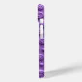 Levendige Paarse Spiraal iPhone Hoesje Esthetisch (Achterkant / Links)