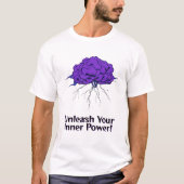Levendige Paarse Thundercloud T-shirt (Voorkant)