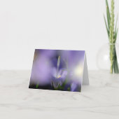 Levendige Paarse ventilator - Hartelijk dank Bedankkaart (Voorkant)