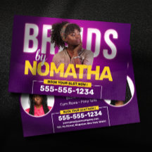 Levendige Paarse vlechten & pruiken haar vlechten