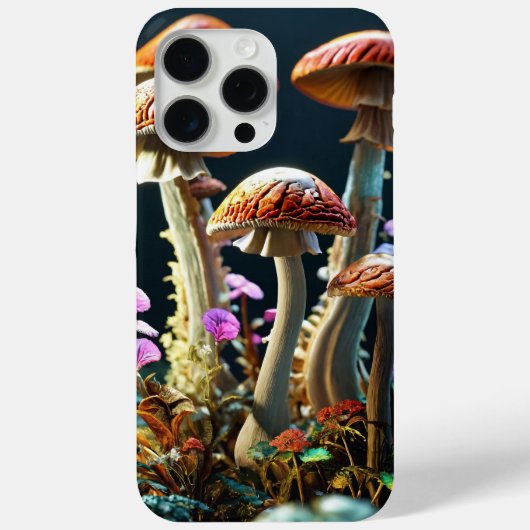 Levendige paddenstoelen Case-Mate iPhone case (Achterkant)