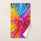 Levendige Paint Burst-energie Bad Handdoek (Handdoek)