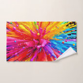 Levendige Paint Burst-energie Bad Handdoek (Handdoek)
