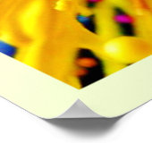 Levendige Paint Burst-energie Poster (Hoek)