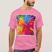 Levendige Paint Burst-energie T-shirt (Voorkant)