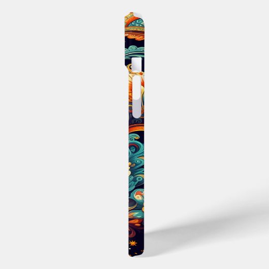 Levendige Paisley Delight Case-Mate iPhone Case (Achterkant / Links)