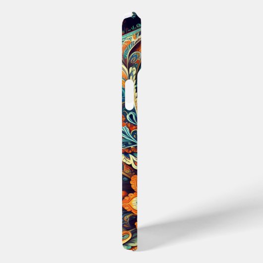 Levendige Paisley Delight Case-Mate iPhone Case (Achterkant / Rechts)