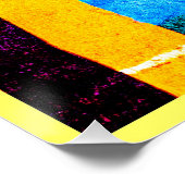 Levendige Paletharmonie Perfect Poster (Hoek)