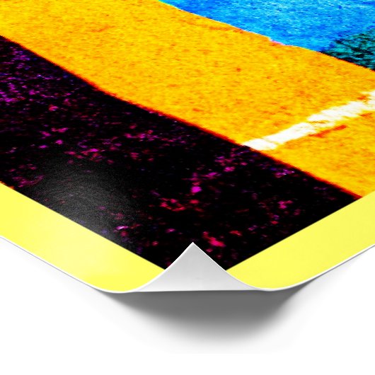 Levendige Paletharmonie Perfect Poster (Hoek)