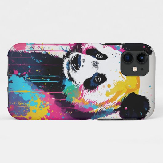 "Levendige Panda Paradise Mobile Back Hoesje" Case-Mate iPhone Case (Achterkant (horizontaal))