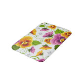 Levendige pannenkoeken bloemen badmat (Gekanteld)