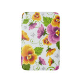 Levendige pannenkoeken bloemen badmat (Voorkant Verticaal)