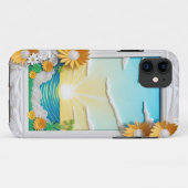 Levendige papieren ambachtelijke scène van oceaang Case-Mate iPhone case (Achterkant (horizontaal))