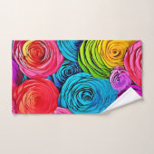 Levendige papieren Rozen Bad Handdoek (Handdoek)