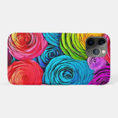 Levendige papieren Rozen Case-Mate iPhone Case (Achterkant (horizontaal))
