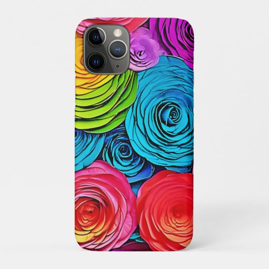 Levendige papieren Rozen Case-Mate iPhone Case (Achterkant)